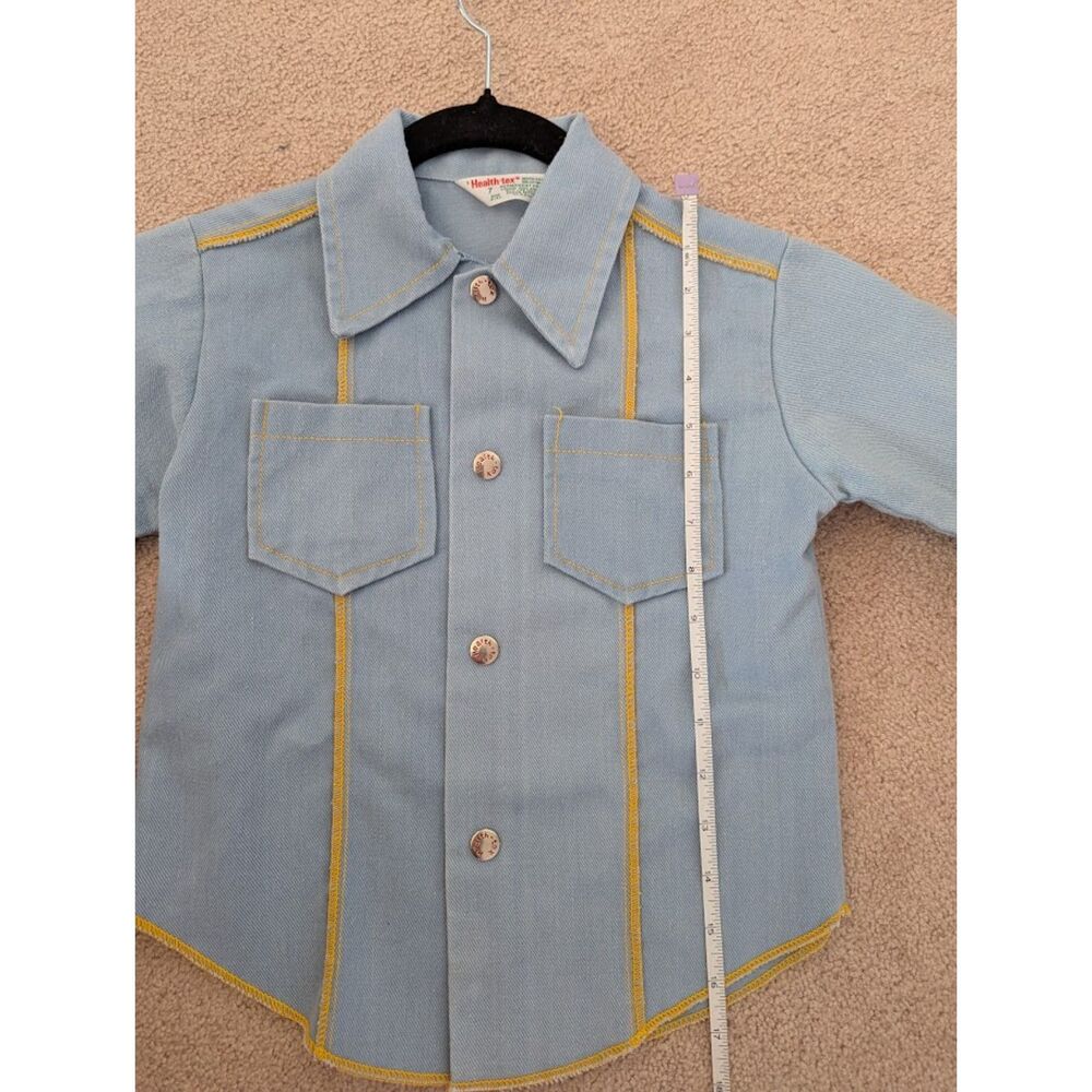 Vintage Kids Health-tex Western Button Down Shirt size 7 - Picture 5 of 5